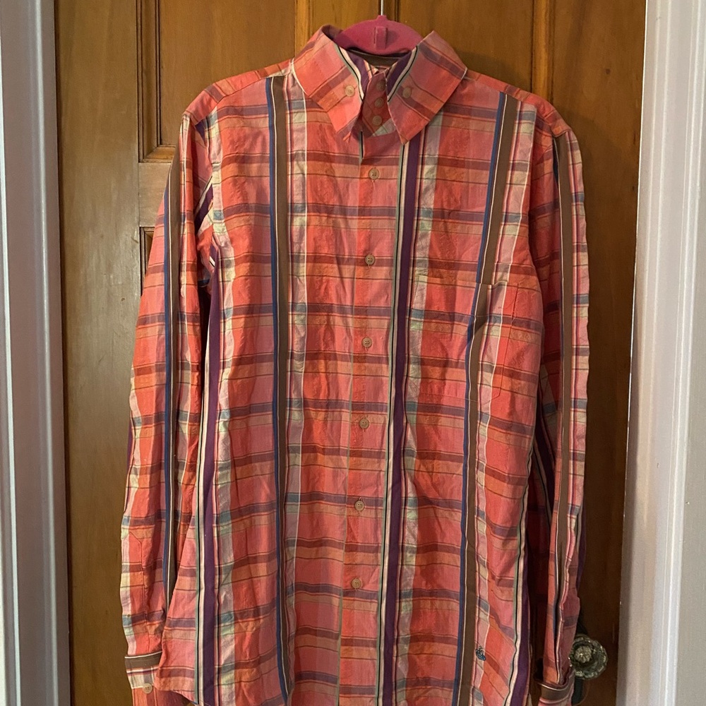 Vivienne Westwood man tartan cotton shirt